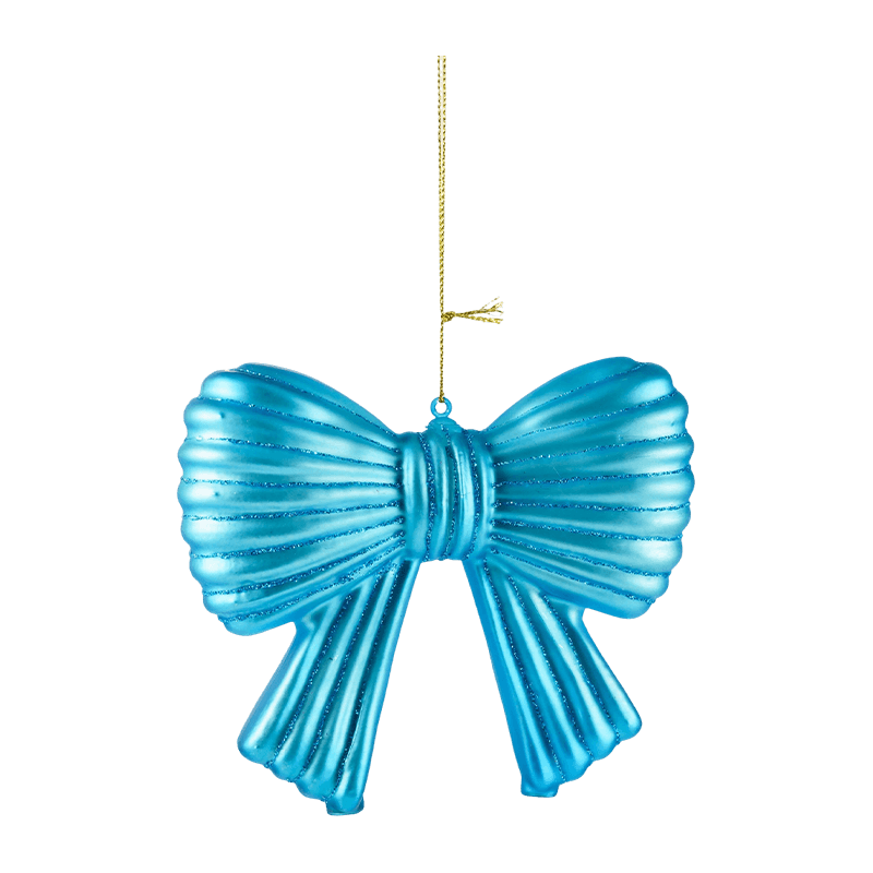 Jouluinen Glitter Bow Ornament Riippuva koristelu