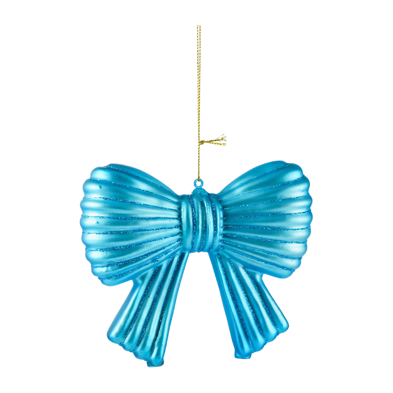Jouluinen Glitter Bow Ornament Riippuva koristelu
