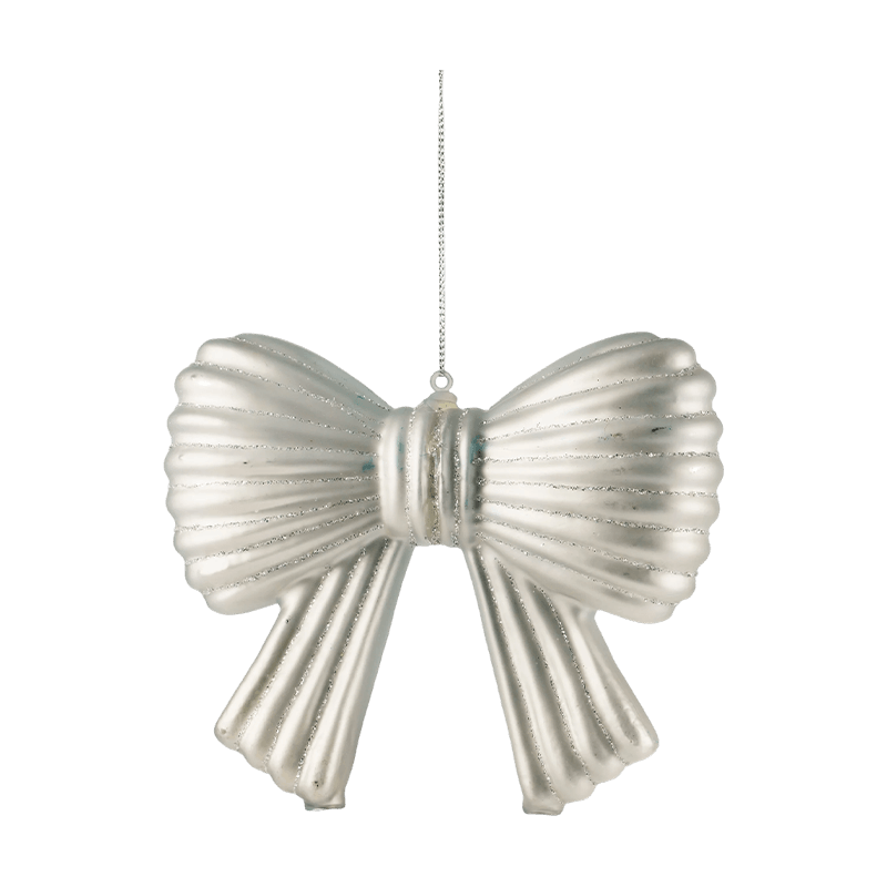 Jouluinen Glitter Bow Ornament Riippuva koristelu
