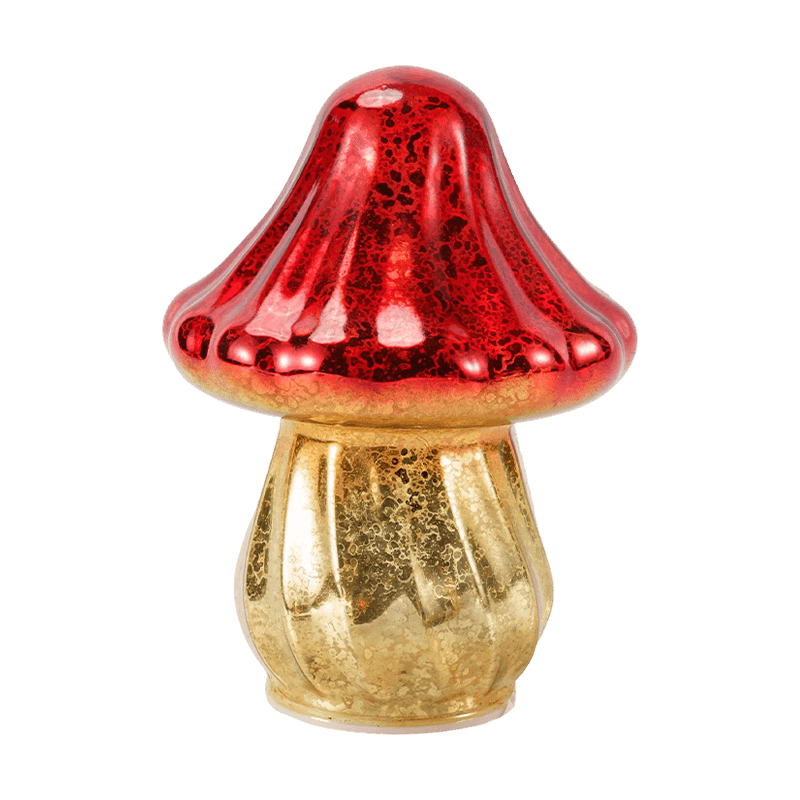 Käsintehty Gradient Mercury Glass Mushroom Ornament -koriste led-koristeella