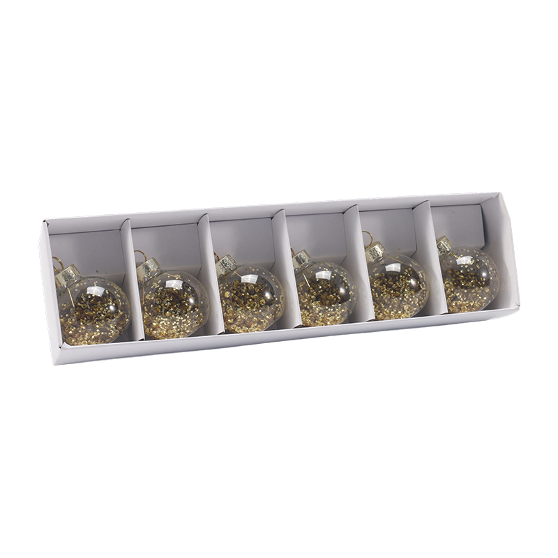 Premium lasinen joulupallo-ornamenttisarja