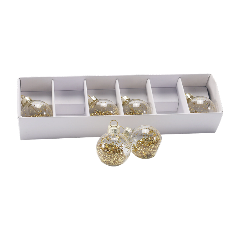 Premium lasinen joulupallo-ornamenttisarja