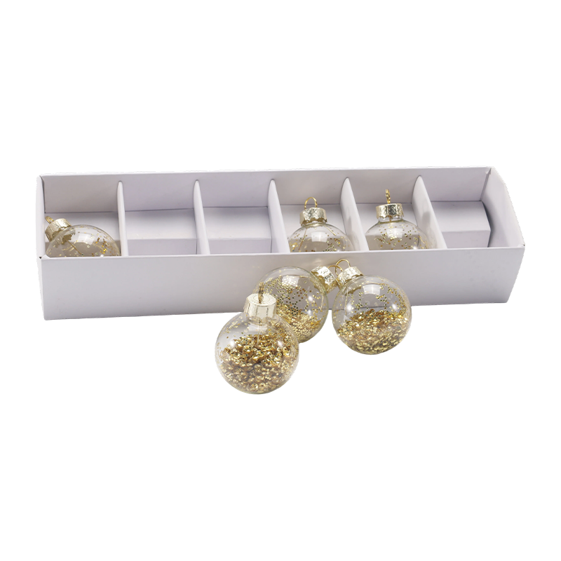 Premium lasinen joulupallo-ornamenttisarja
