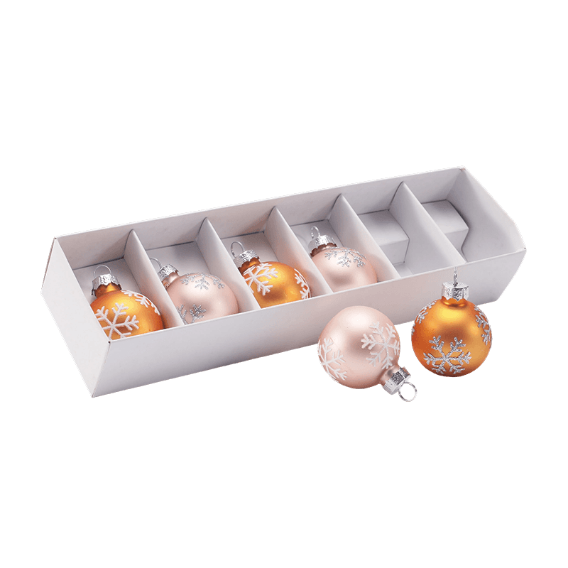 Premium lasinen joulupallo-ornamenttisarja