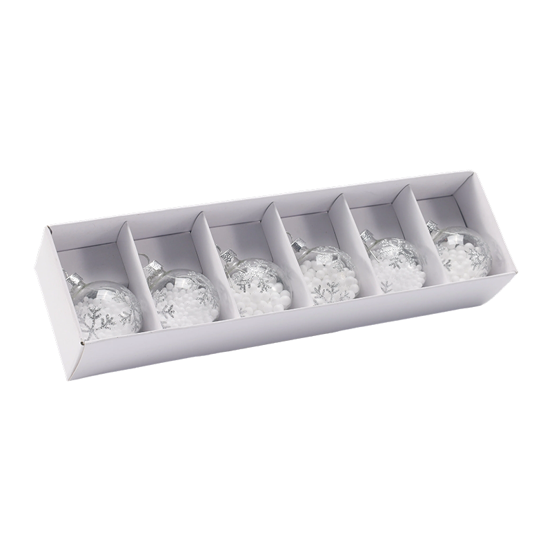 Premium lasinen joulupallo-ornamenttisarja