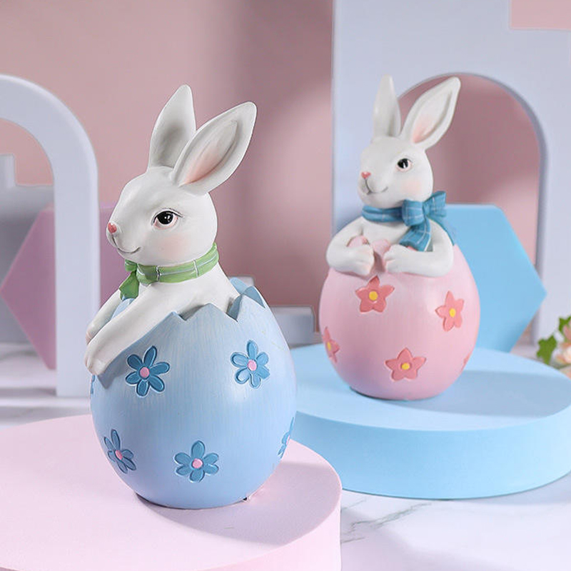 8 * 16 cm hartsi pääsiäispupu figuurinen sisustussetti