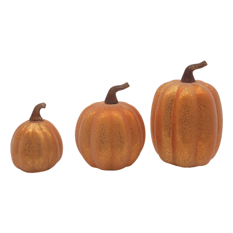 10 * 11,5 cm & 12 * 15 cm Halloween LED-lasinen kurpitsalamppu pöytäkoriste